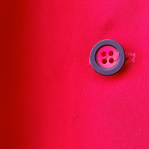 VINTAGE Raspberry Western Yoke Button Up Blouse - Picture 6 of 8